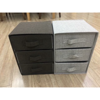 Tủ vải 3 tầng đựng đồ dạng ngăn kéo vải Non woven fabric khung cứng hàng xuất Hàn Quốc (XỊN)