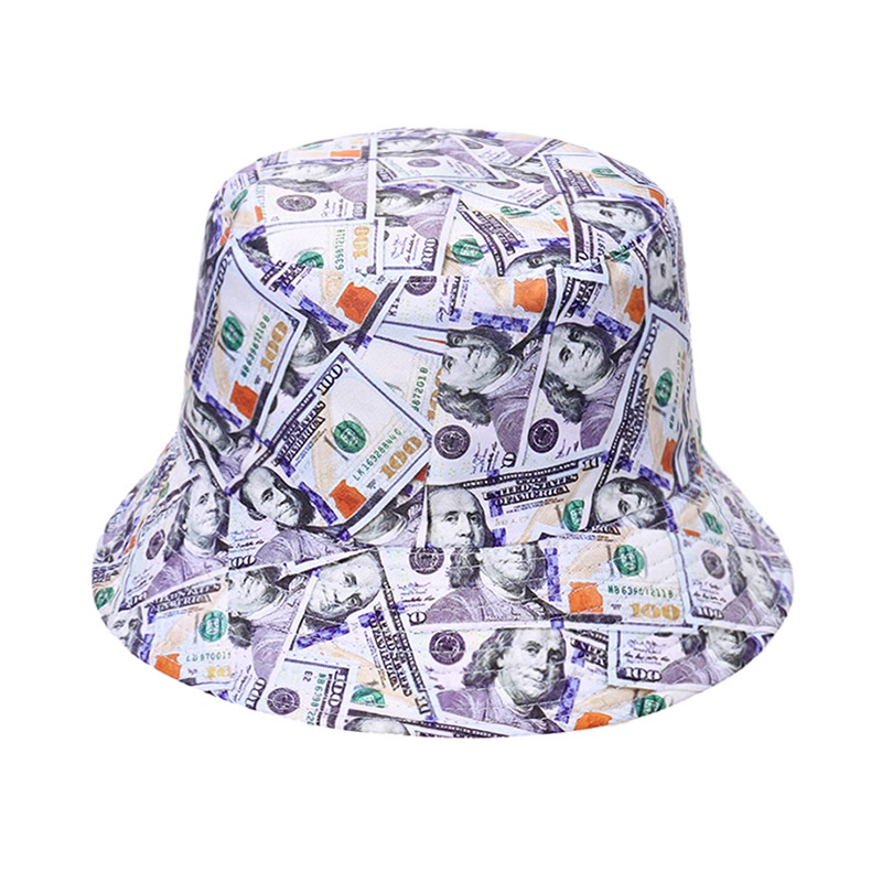 Nón Bucket In Hình Tiền Đô La Thời Trang Nam Nữ