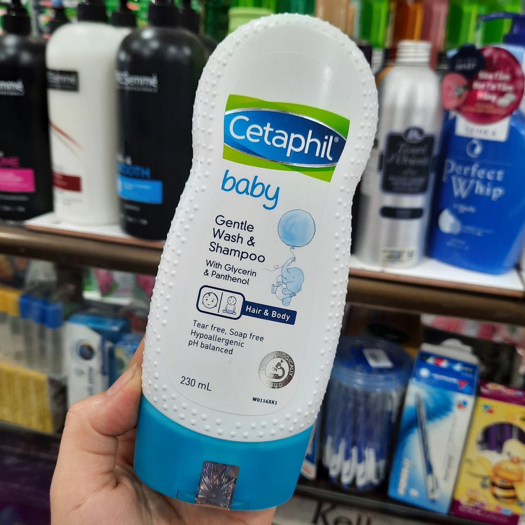 Sữa Tắm Gội 2 In 1 Cho Bé Cetaphil Baby Gentle Wash &amp; Shampoo 230ml