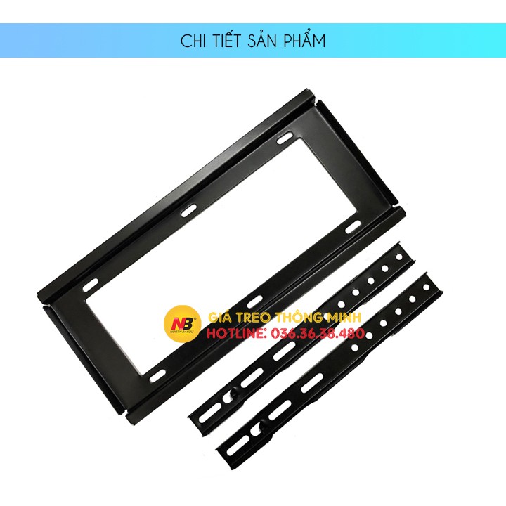 Giá Treo Tivi Thẳng Tường M2643 26 - 32 - 40 - 43 Inch - Khung Treo Tivi Cố Định Siêu Sát Tường