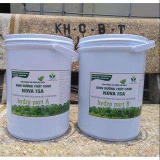Dinh dưỡng trồng rau thủy canh Nova isa bộ khô pha 40 lít đậm đặc