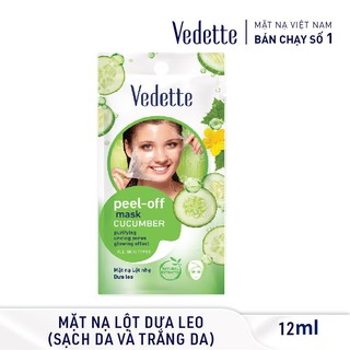 Mặt nạ tinh chất dưa leo Vedette Cucumber Purifyin