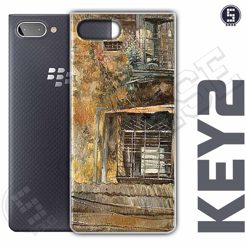 Ốp điện thoại Blackberry Key2, BB KeyTwo Dẻo Chống Shock Nhiều Mẫu Tuyển Tập 14 Phố Cổ Sơn Dầu A702-CL14