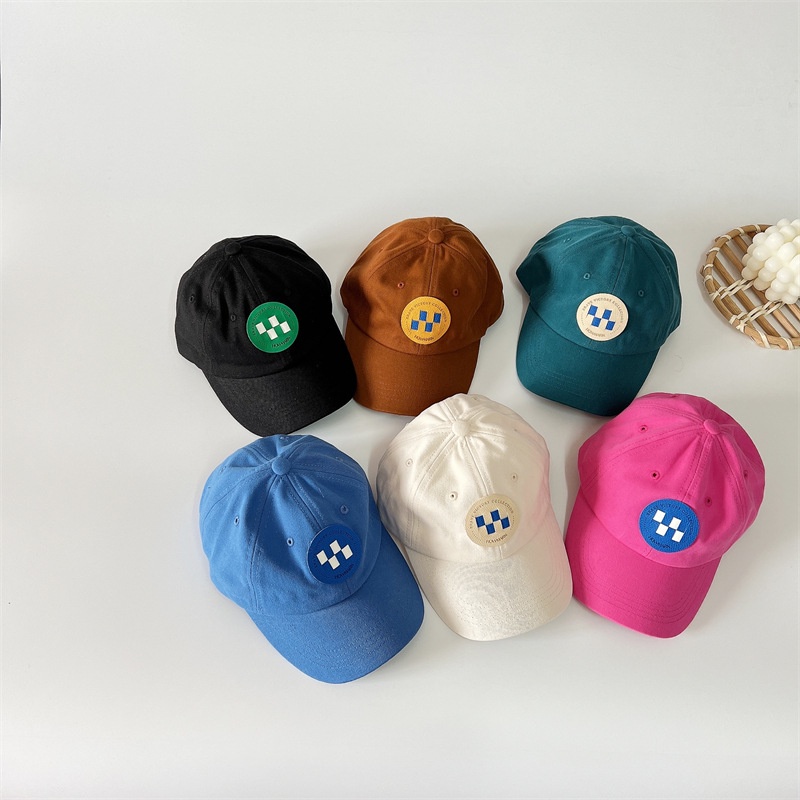 Nón Bóng Chày Chống Nắng Họa Tiết Caro Thời Trang Hàn Quốc Cho Bé