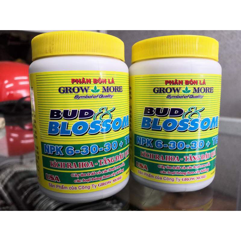 GrowMore 6-30-30 - Phân Bón NPK cho Hoa, Cây Kiểng, Phong Lan lọ 100gr