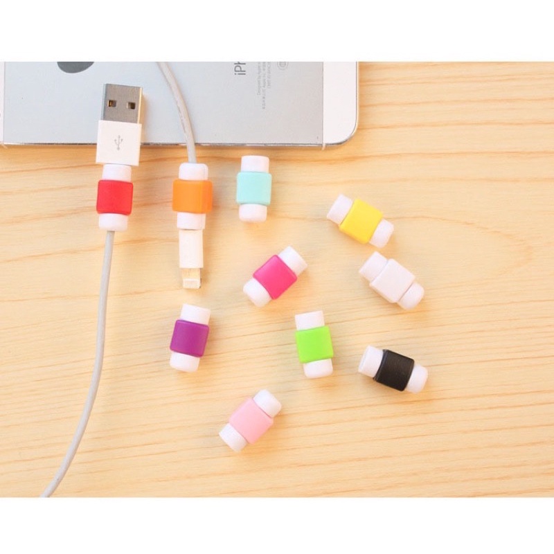 Vỏ Bảo Vệ Đầu Dây Cáp Sạc, Tai Nghe 2 Lớp Cho iPhone Tránh Đứt Gãy Ai cũng cần ạ