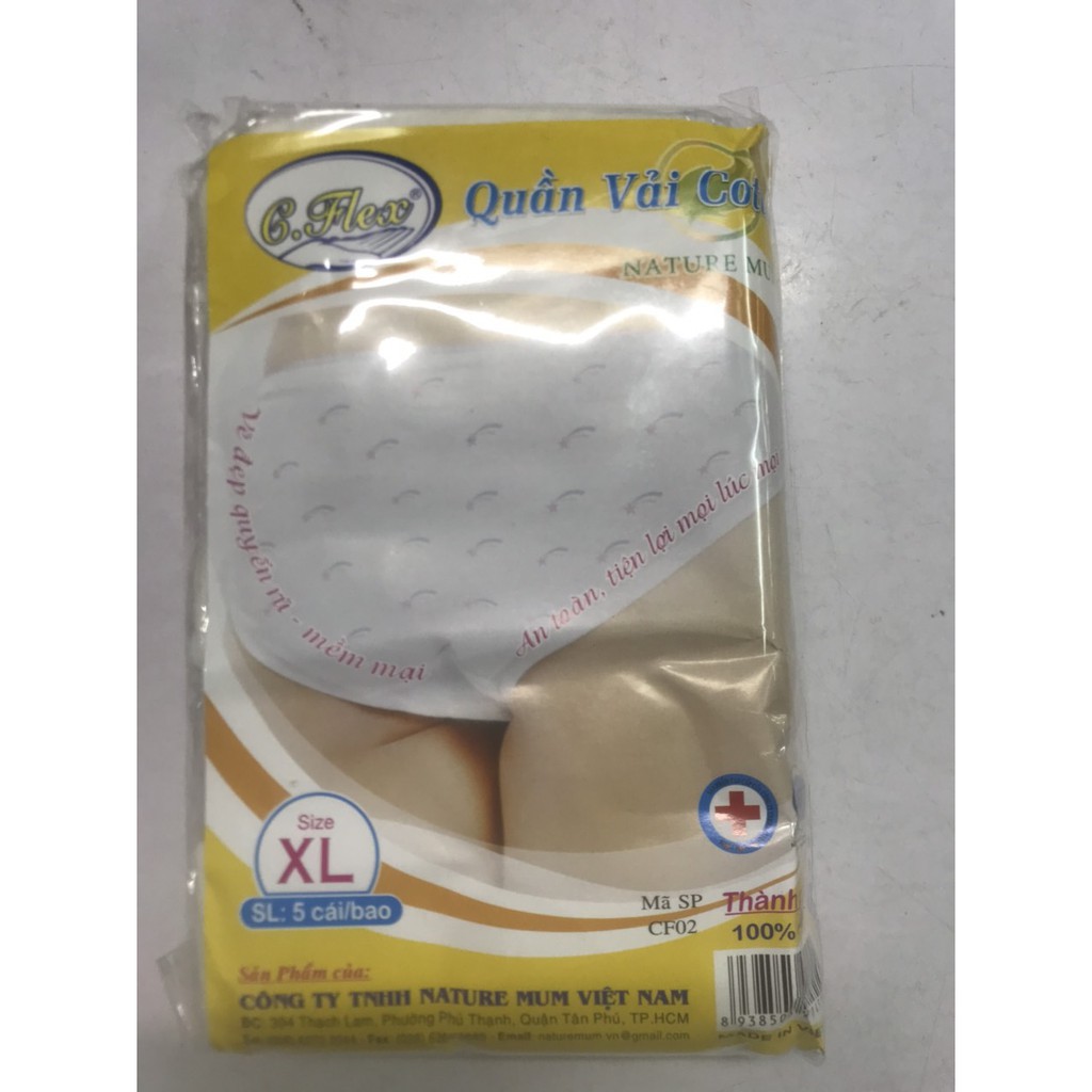 ( Đủ size ) Bì 05 Quần Lót Giấy Cotton Cho Mẹ Sau Sinh | BigBuy360 - bigbuy360.vn