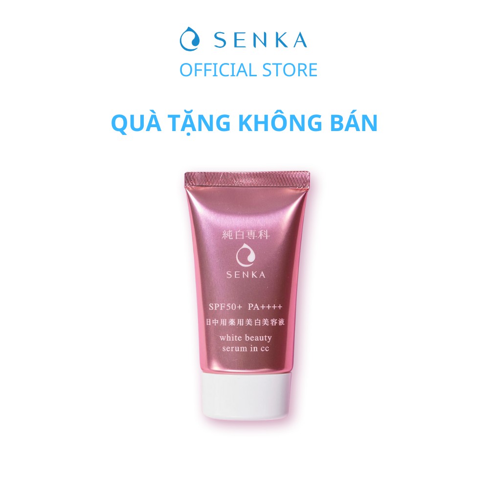 [HB Gift] Chống nắng serum 3 trong 1 Senka White Beauty CC 40g