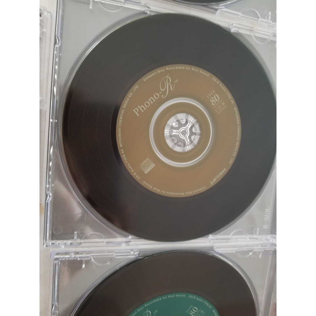 5 ĐĨA TRẮNG – CD-R AUDIO PHONO MITSUBISHI 700MB