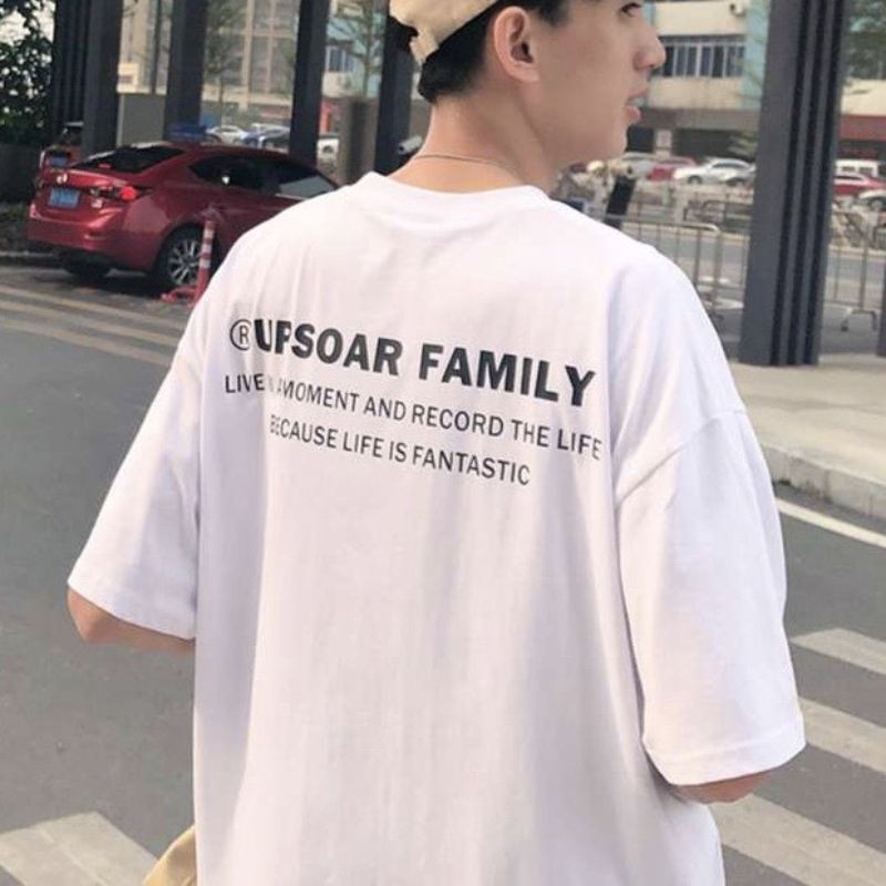 Áo Thun tay lỡ Unisex Upsour Family