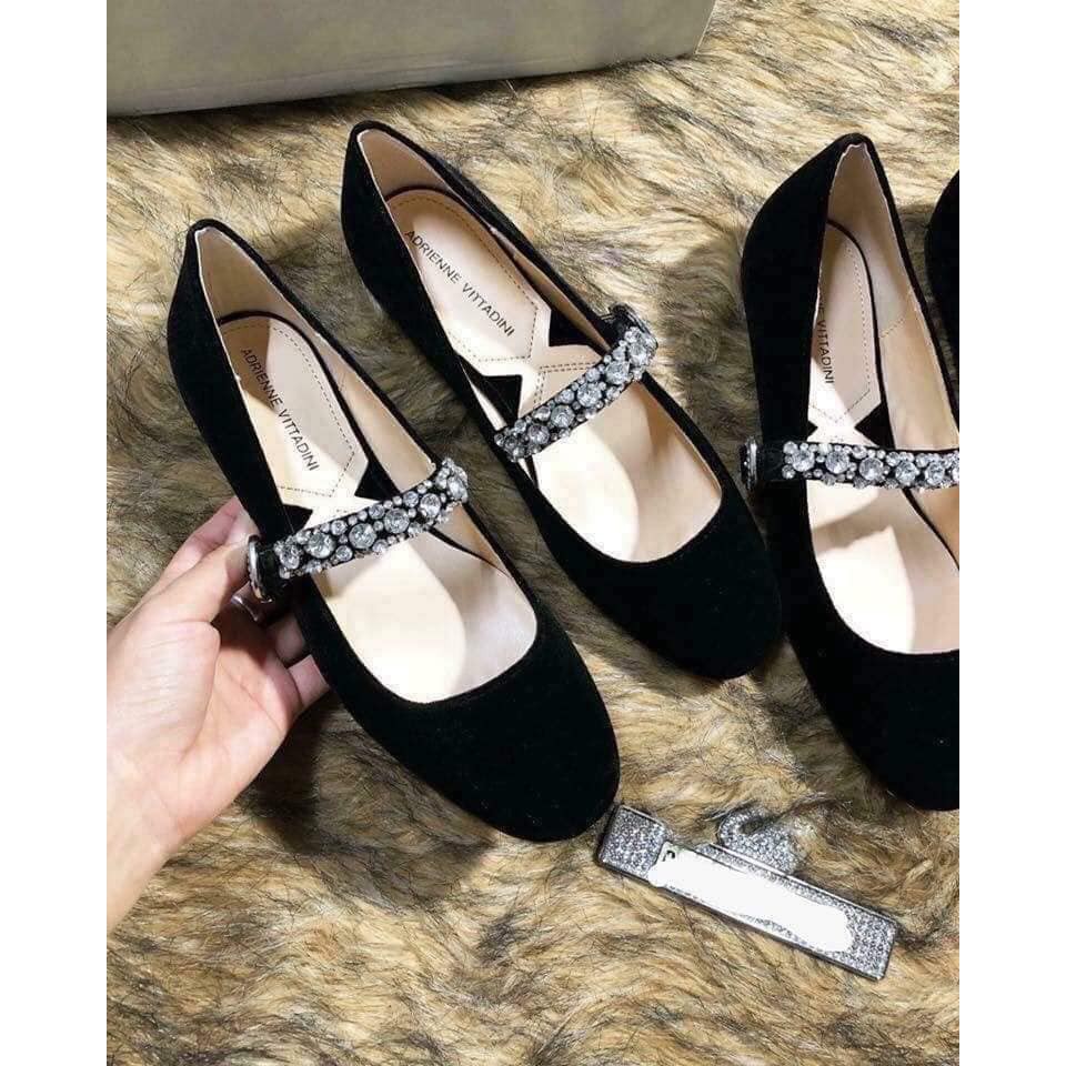 Giày nhung búp bê quai đá tiểu thư Vintage-Ord/ẢNH THẬT | BigBuy360 - bigbuy360.vn