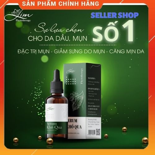 Serum dưỡng da/serum duong da Tinh Chất Khổ Qua rừng LimFarm-Giảm Mụn Mờ Thâm , Chống Lão Hóa