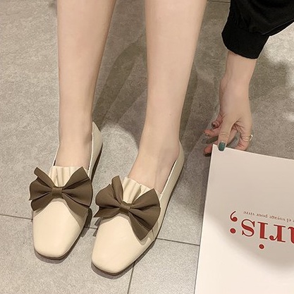 Giày Nơ Lụa Phong Cách Hàn Quốc 3cm TTP4
