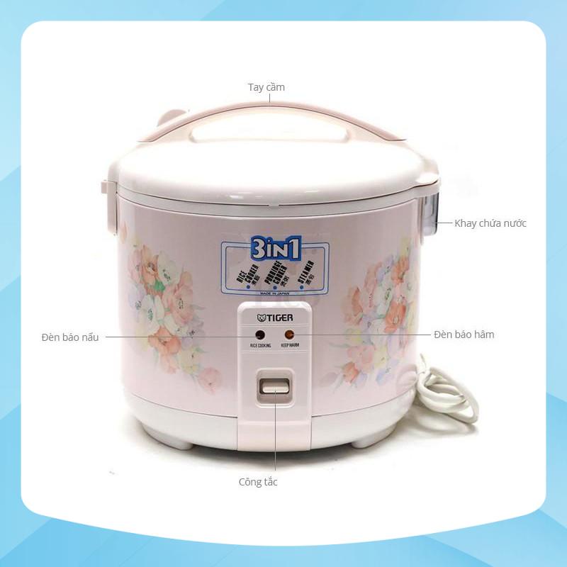 Nồi cơm điện Tiger JNP-1803 1.8L - Hàng chính hãng Nhật Bản, Cơm ngon, Cực bền