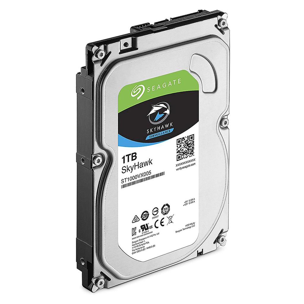 Ổ cứng HDD Seagate 1TB Skyhawk chuyên camera - Viễn Sơn phân phối