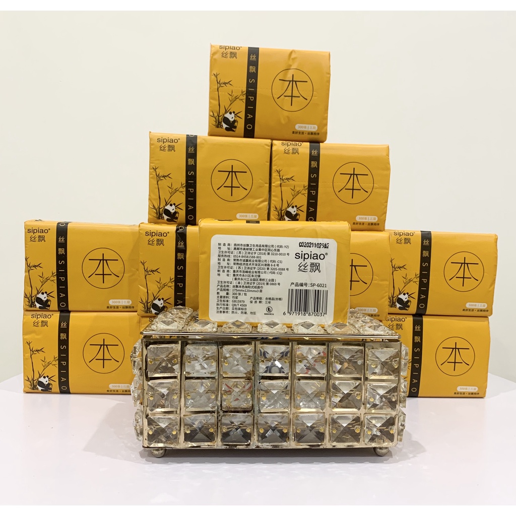 THÙNG 30 GÓI GIẤY ĂN GẤU TRÚC SIPIAO 6021 NỘI ĐỊA TRUNG [100% CHÍNH HÃNG]