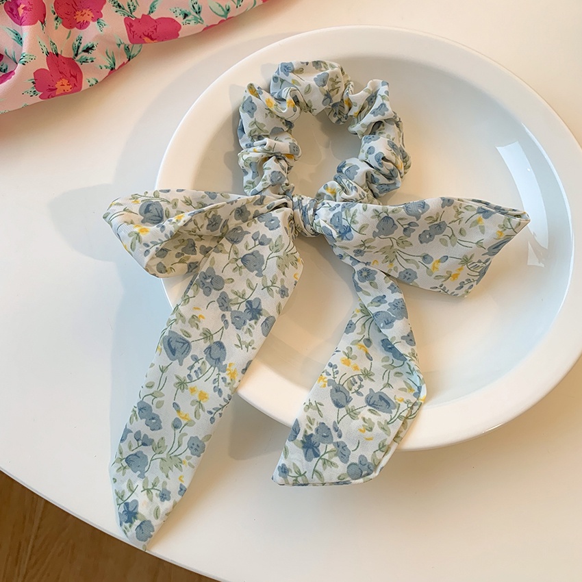 Dây Buộc Tóc Ruy Băng Đính Bóng Lông Dễ Thương Cho Nữ