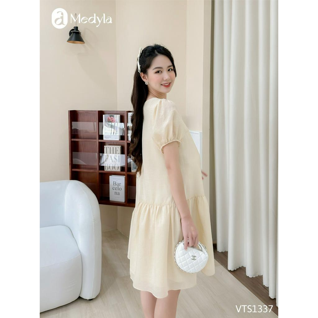 MEDYLA - Váy bầu mùa hè tơ lót lụa đầm bầu thiết kế cho bầu đi chơi đi du lịch - VTS1337