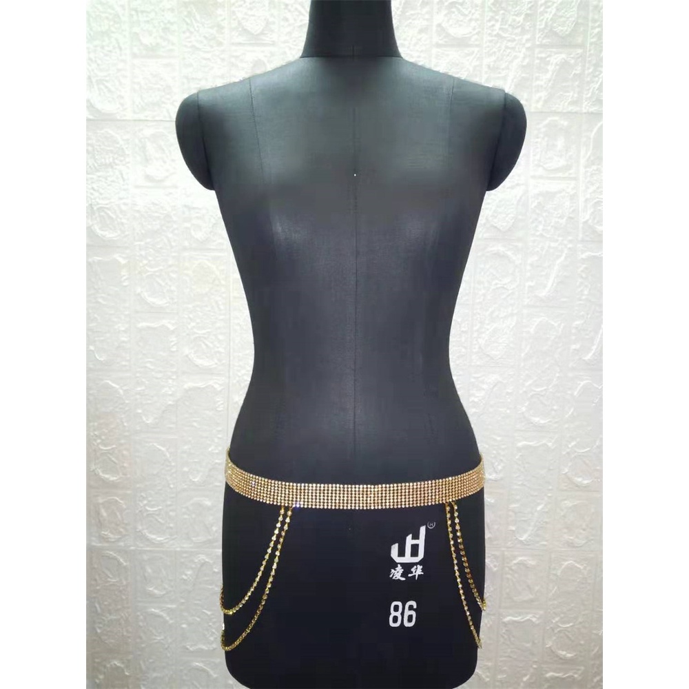 Thắt Lưng Đính Đá Lấp Lánh Thời Trang Dành Cho Nữ