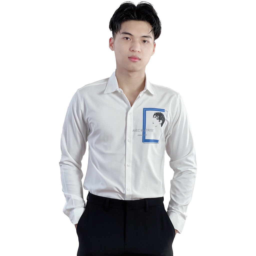 Áo sơ mi nam tay dài 4YOUNG SM201 | BigBuy360 - bigbuy360.vn