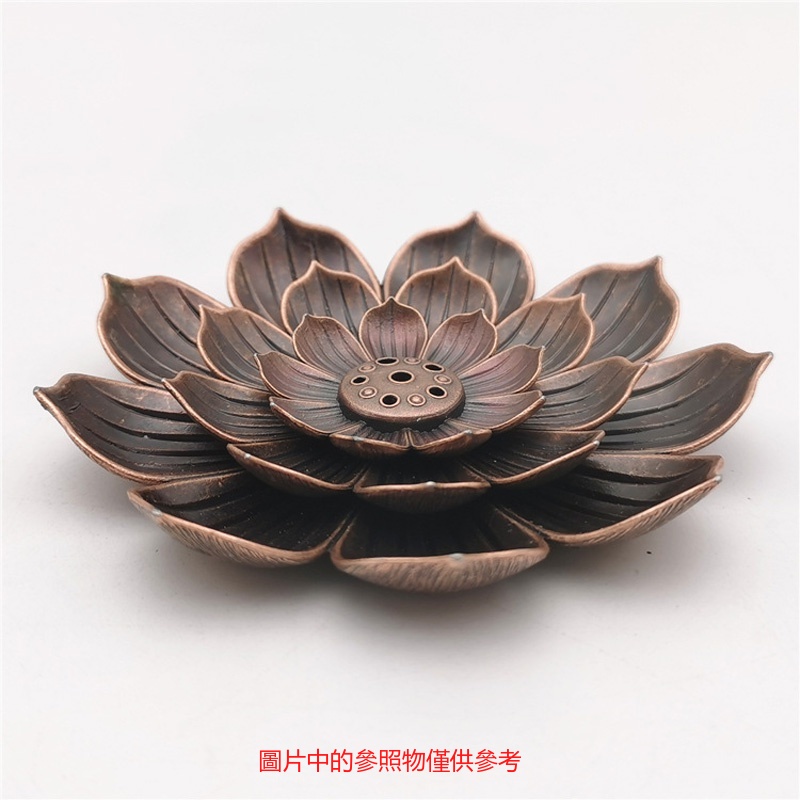 Đế Đốt Trầm Hương Bằng Kim Loại Hình Hoa Sen Phong Cách Giáng Sinh Sáng Tạo
