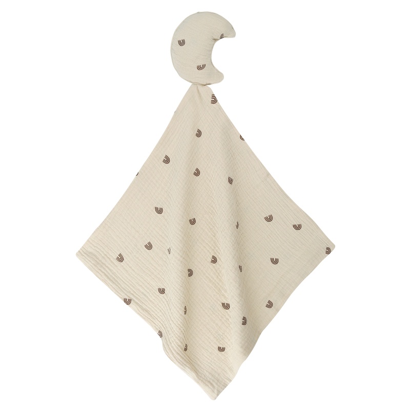 Khăn Lau Mềm Mịn Hình Mặt Trăng Dễ Thương Dành Cho Bé