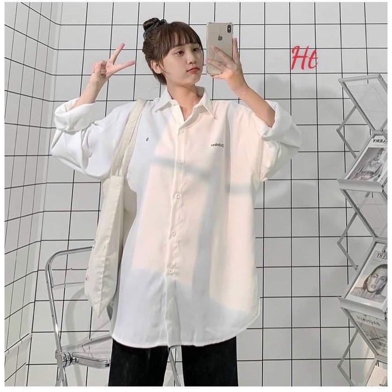 Áo sơ mi october tay dài HT12