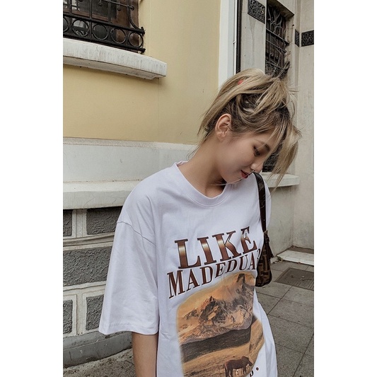 Áo phông MADEDUAB chất liệu cotton thoáng mát form unisex