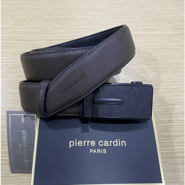 ⚜️OFF 30k⚜️ Thắt Lưng Da Nam PIERRE CARDIN Dây Nịt Đen/Nâu Auth Malaysia SALE 50%