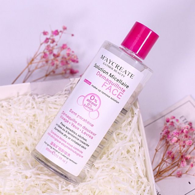 Nước Tẩy Trang MayCreate 300ML Màu Hồng