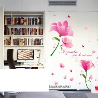 Decal dán tường hoa