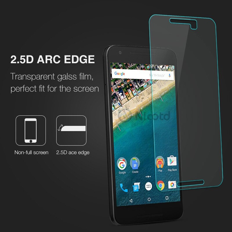 Kính CL Google Nexus 5x Cường Lực Mài Cạnh 2.5D-9H-0.26mm