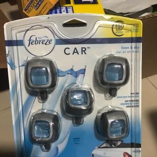 Nước hoa khử mùi Oto Febreze của Mỹ. Sét Sài được 5 tháng mỗi tháng 1 hộp gắn trực tiếp vào cửa máy lạnh xe oto, mùi th