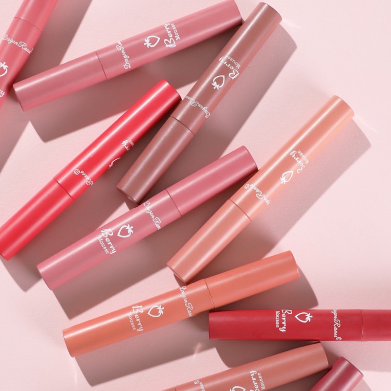 Son kem nhung lì chống nước không dính cốc lâu trôi 12 màu tùy chọn