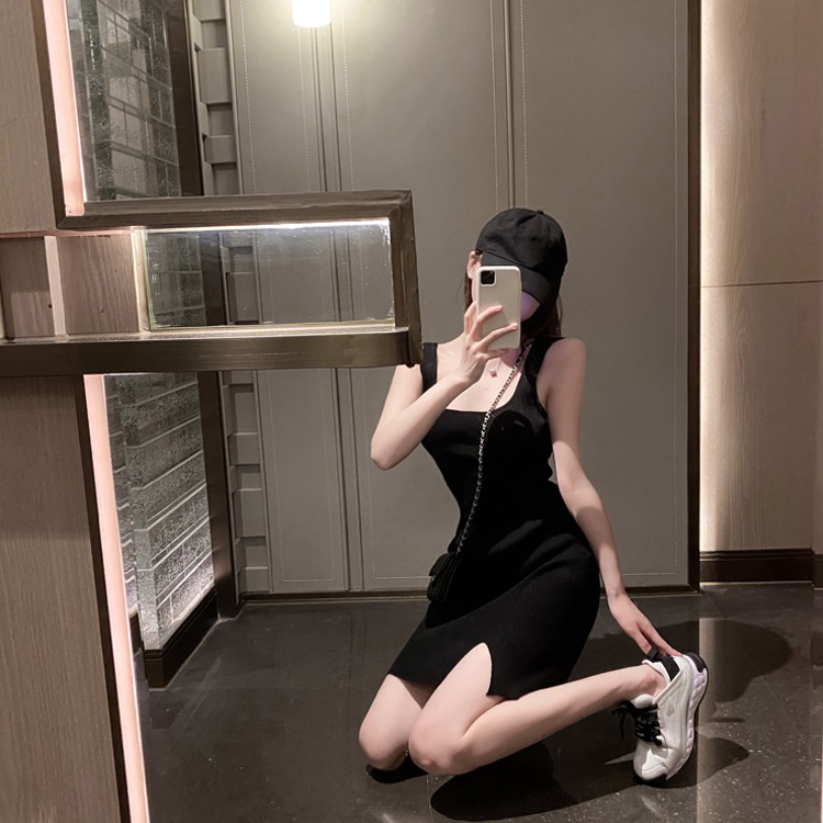 Đầm ngắn SUXI phong cách cổ điển thời trang gợi cảm dành cho nữ