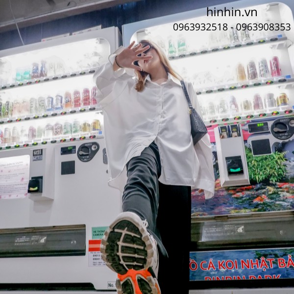 Áo sơ mi form rộng HAF05 Hỉn Hỉn store