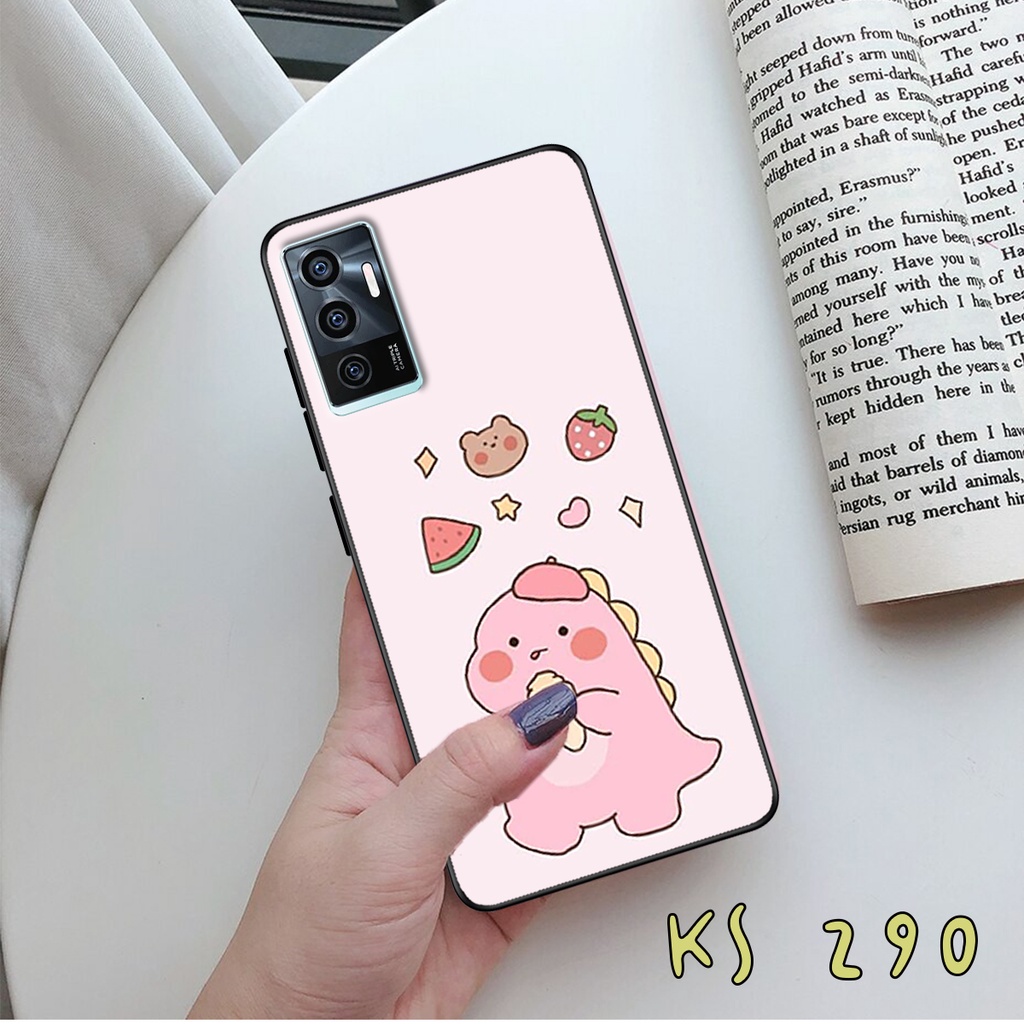 Ốp lưng Vivo V23 5G - Vivo V23e - Ốp in hình khủng long,dinosaur dễ thương