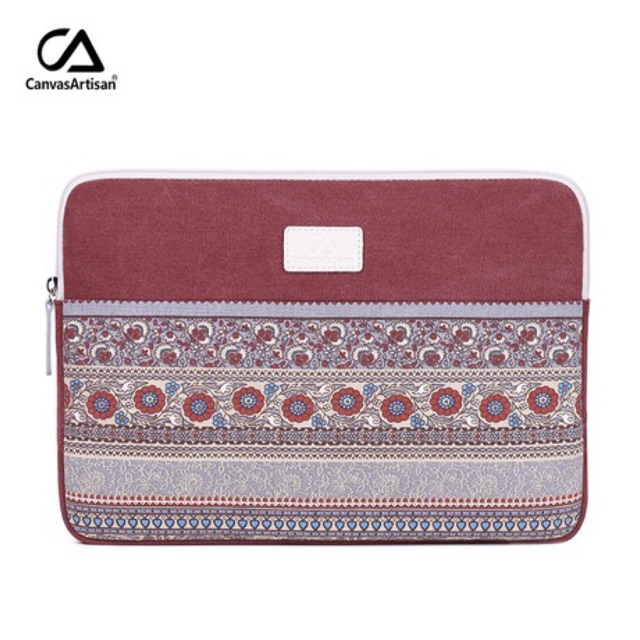 Túi chống sốc cho Laptop, Macbook CanvasArtisan 2 ngăn đựng, chống sốc 6 chiều