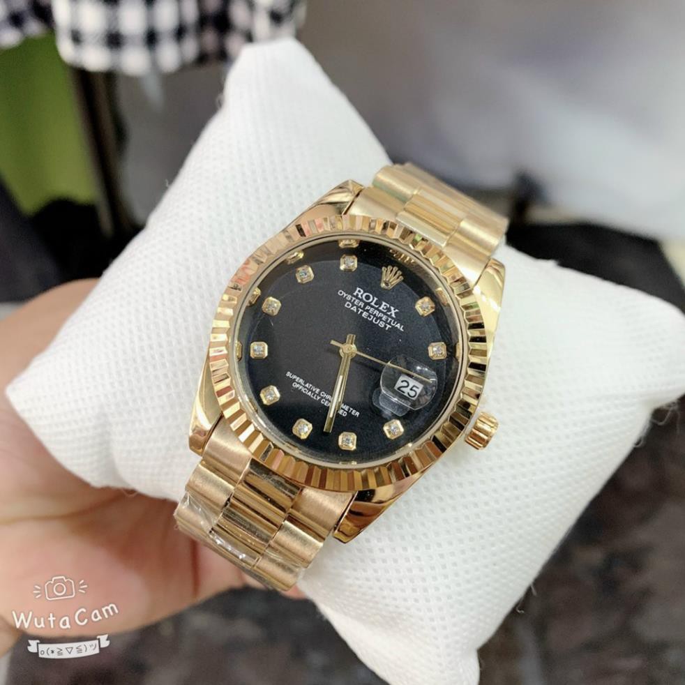 Đồng hồ Nam Rolex dây thép thời thượng nguyên khối không rỉ sang trọng đẳng cấp - FULL BOXX