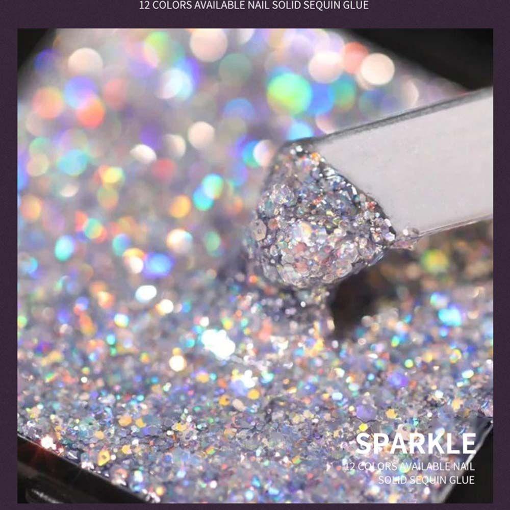 OCEANMAP Gel Sơn Móng Tay Màu Sắc Lấp Lánh Phong Cách Nhật Bản