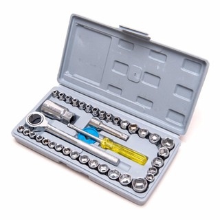 Bộ đồ nghề sửa chữa ô tô xe máy đa năng 40 món
