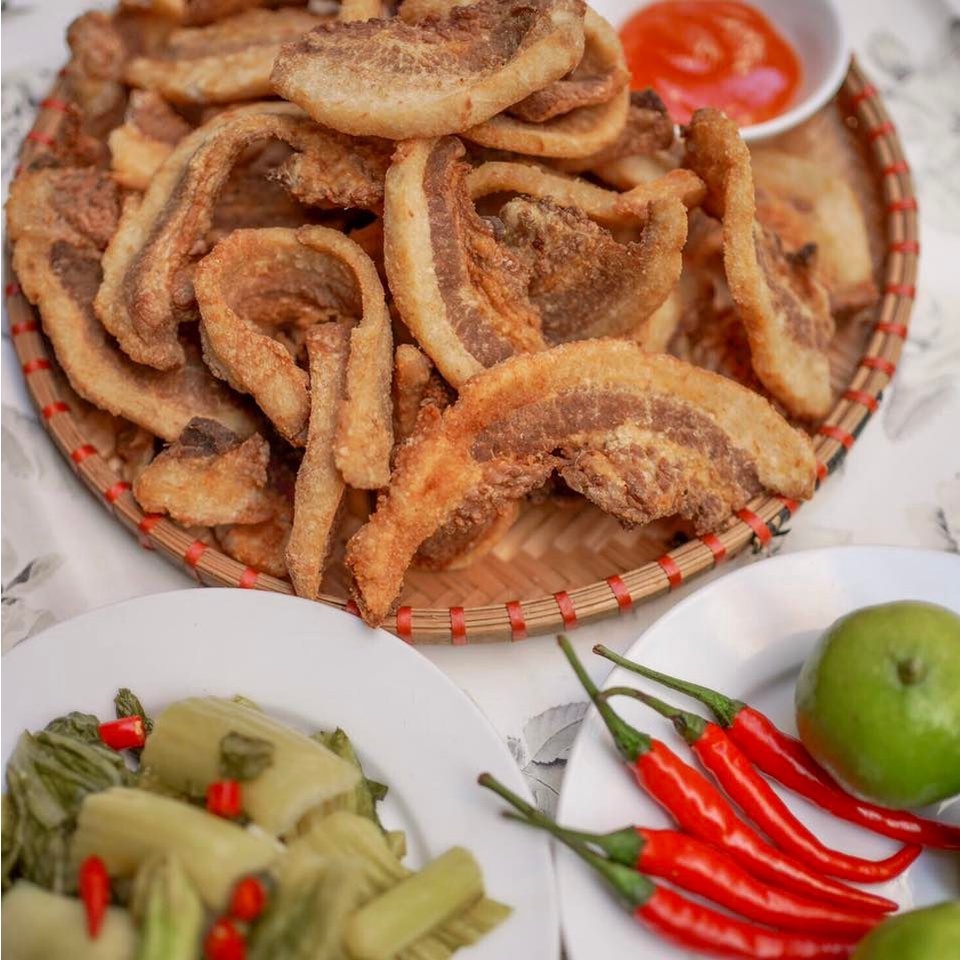 Mỡ Heo Chiên Giòn- Tóp mỡ da heo-Tóp mỡ ba rọi-Chiên mỡ heo 300g
