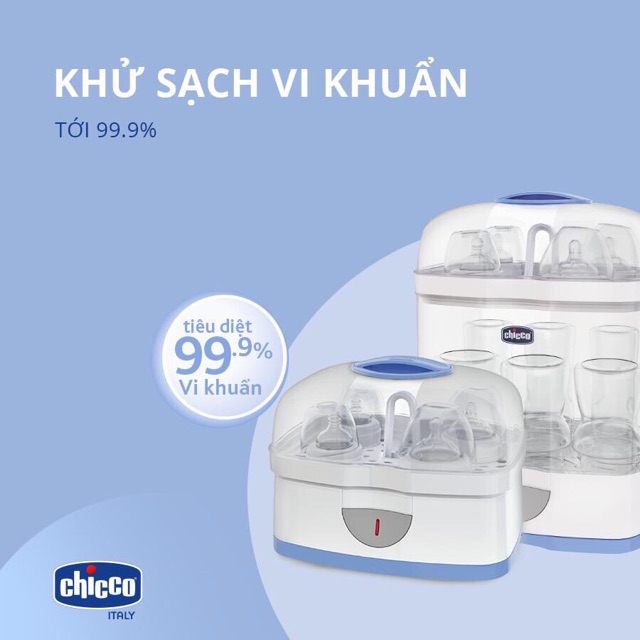 Máy tiệt trùng đa năng 2 in 1 Chicco