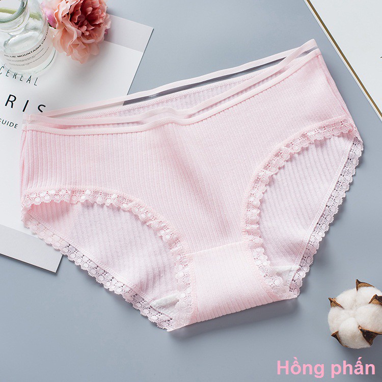 COMBO 6 QUẦN LÓT NỮ COTTON TĂM TRE KHÁNG KHUẨN KHÔNG ĐƯỜNG VIỀN QL8133G