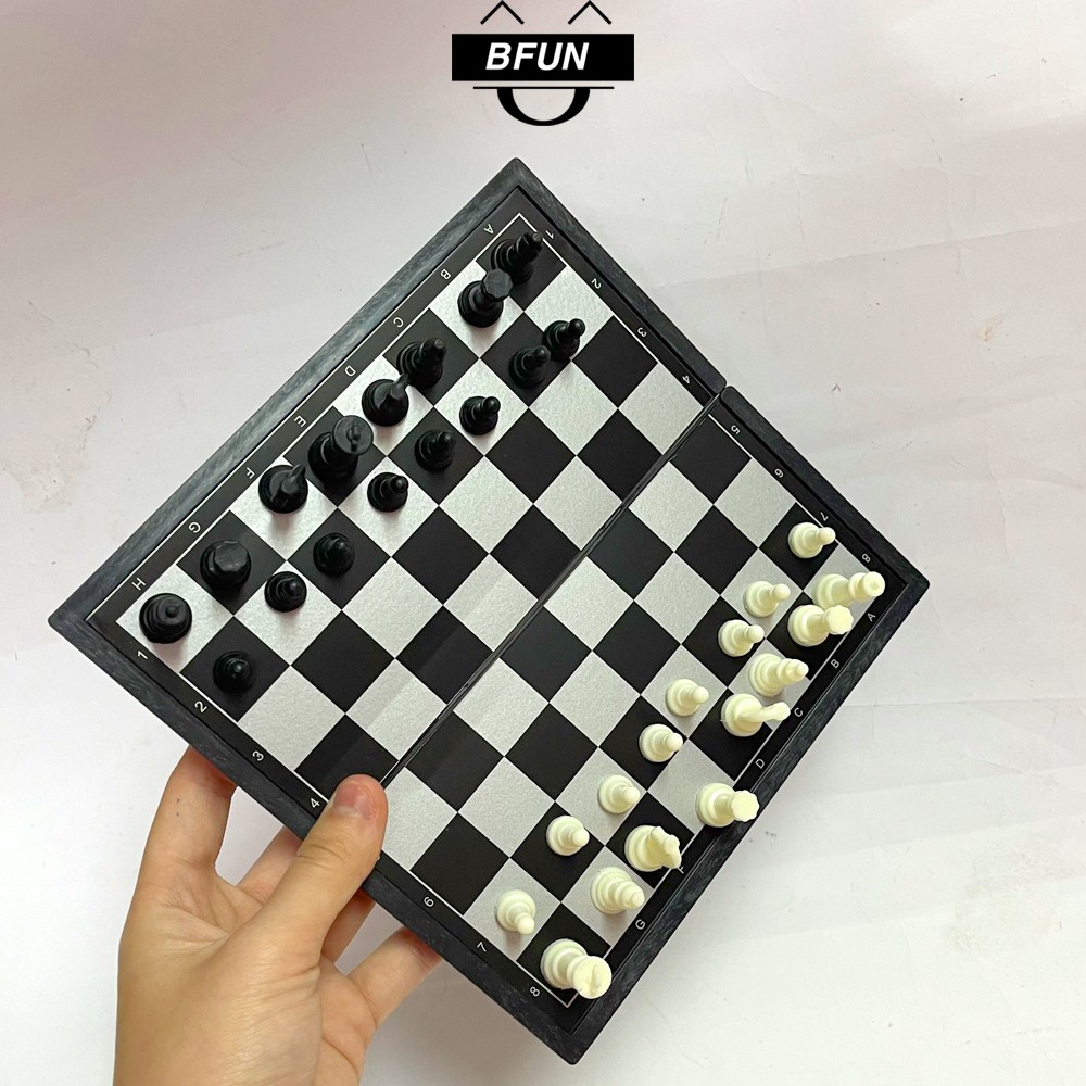 (GIÁ SỈ) Bộ Cờ Vua NAM CHÂM Brains Chess Mini Cao Cấp - Bàn Cờ Vua Bỏ Túi Rẻ Đẹp - Đồ Chơi Trẻ Em BFUN 8408A