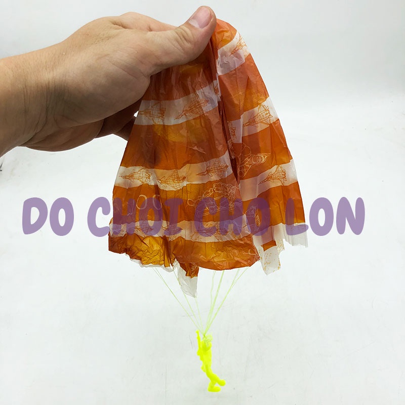 Đồ chơi lính nhảy dù ném dù bằng ni lông cho bé