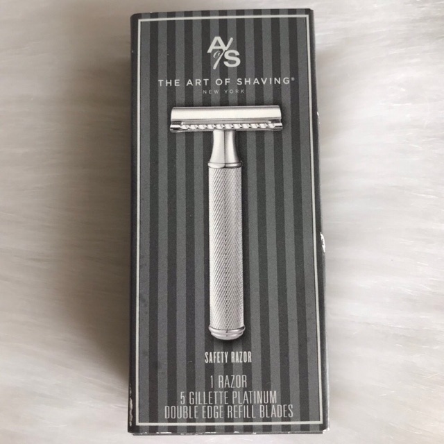 👉Dao cạo râu The Art Of Shaving Men's Safety Razor + 5 Refill Blades - Mỹ