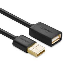 [Mã ELORDER5 giảm 10K đơn 20K] Dây nối dài USB 2.0 (1 đầu đực, 1 đầu cái) dài 1.5m UGREEN 10315 - Hàng Chính Hãng