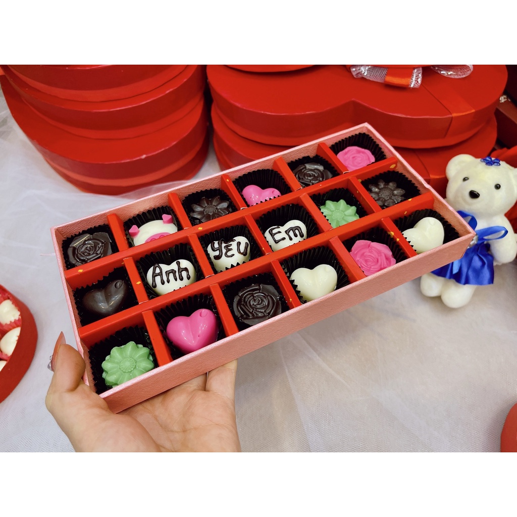 Socola Valentine Hộp Chữ Nhật - Chocolate Nhập Khẩu SwettBox CN