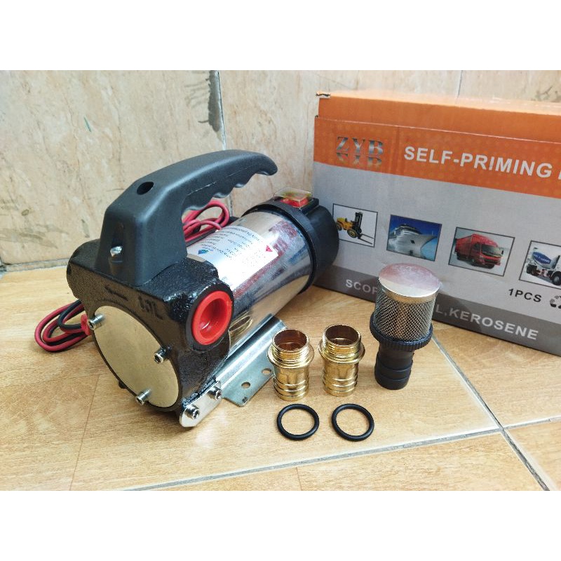Máy bơm dầu diesel , nhớt sử dụng điện  24v .